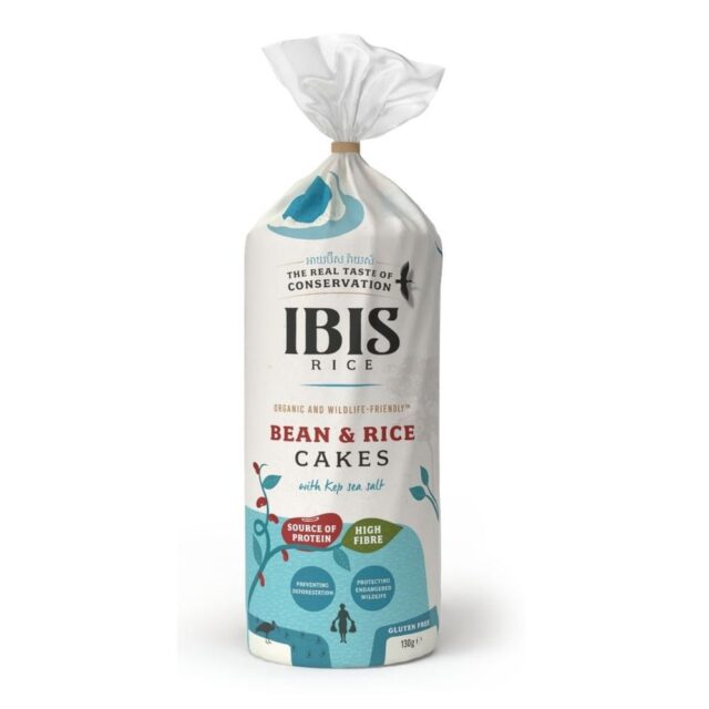 Ibis Rice Organic Bean & Rice Cakes with Kep Sea Salt