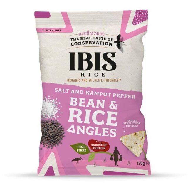Ibis Rice Organic Bean & Rice Angles Sea Salt & Kampot Pepper