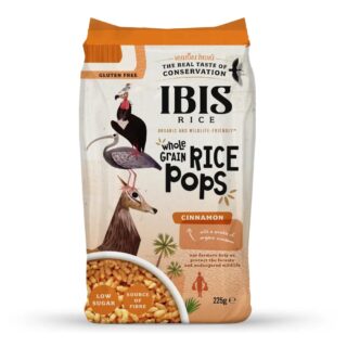 Ibis Rice Organic Wholegrain Rice Pops Cinnamon