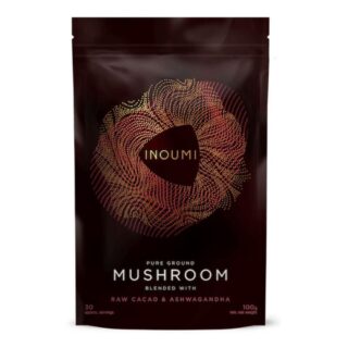 INOUMI Mushroom Raw Cacao & Ashwagandha No Sugar 100g Pouch