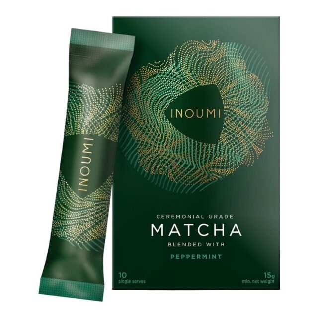 INOUMI Japanese Matcha with Peppermint 10 Compostable Sachets