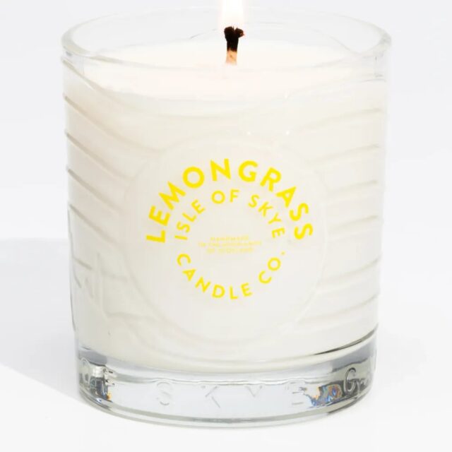 Isle of Skye Lemongrass Island Natural Wax Candle 9.1cm x 8.2cm x 8.2cm