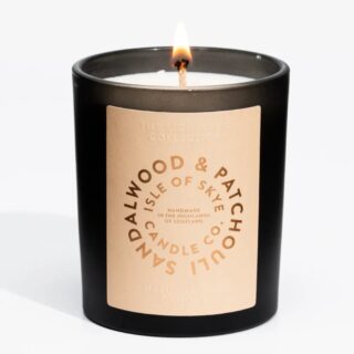 Isle of Skye Sandalwood & Patchouli Natural Wax Candle 9.1cm x 8.2cm x 8.2cm