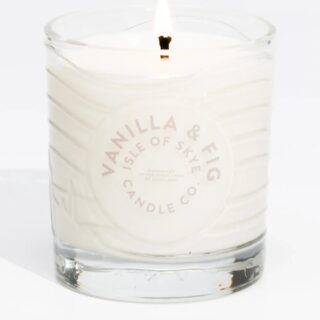 Isle of Skye Vanilla & Fig Island Natural Wax Candle 9.1cm x 8cm x 8cm