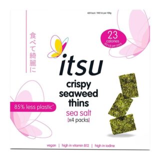 Itsu Crispy Sea Salt Seaweed Thins Multipack 4x5g