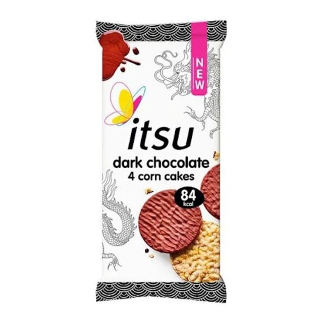 Itsu Dark Chocolate 4 Corn Cakes