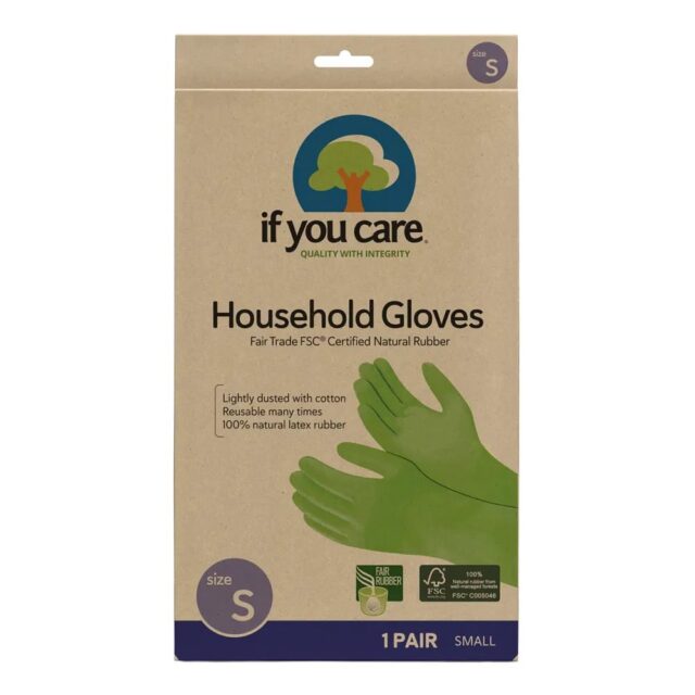 If You Care FSC FT Rubber Gloves Small - 1 Pair