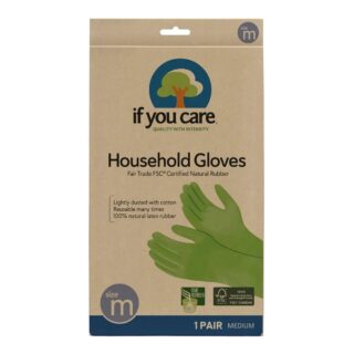 If You Care FSC FT Rubber Gloves Medium 1 Pair
