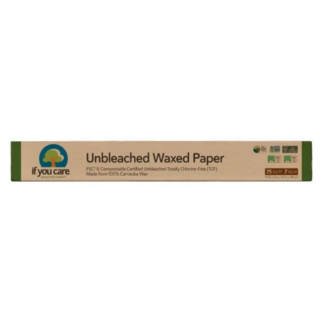 If You Care Unbleached Wax Paper 2.3m Roll