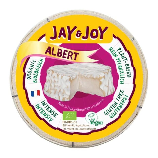 Jay and Joy Albert Organic Camembert Plant Based Cheese