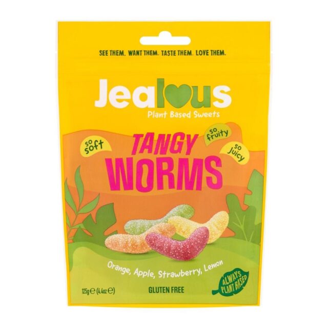 Jealous Sweets Tangy Worms Plant Based Sweets