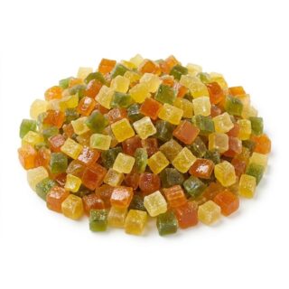 Just Natural Bulk Mixed Glace Peel (4x4mm cut)