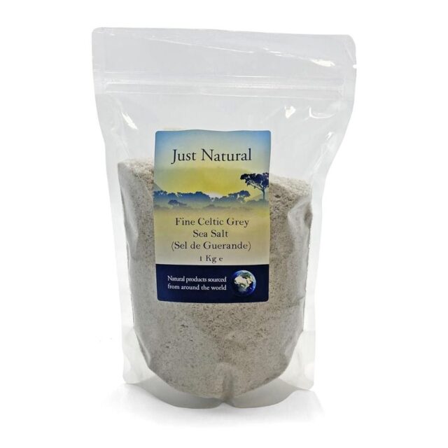 Just Natural Fine Celtic Sea Salt Hand Harvested in Guerande