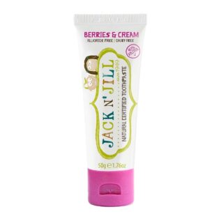 Jack N Jill Natural Certified Kids Toothpaste Berries & Cream