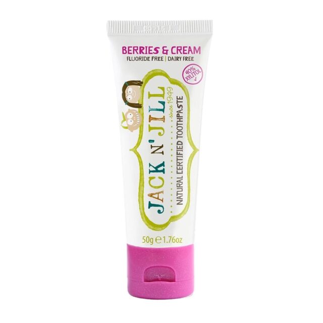 Jack N Jill Natural Certified Kids Toothpaste Berries & Cream