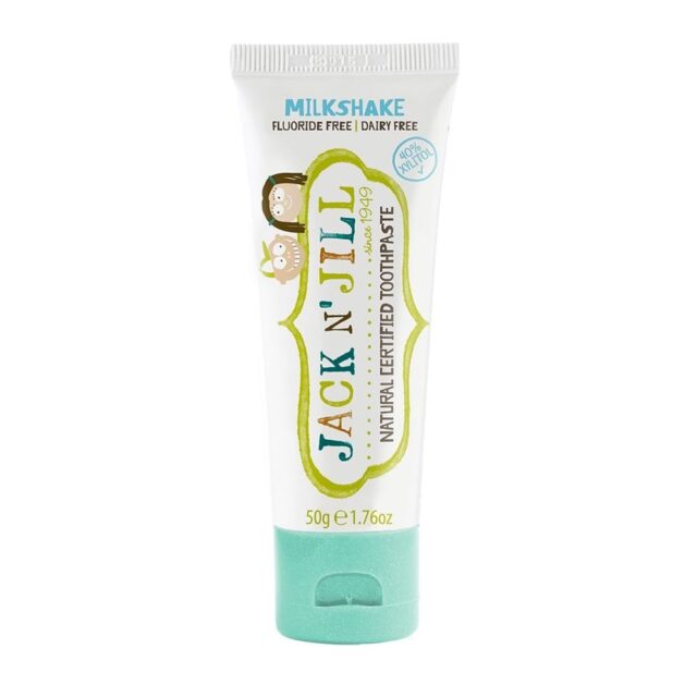 Jack N Jill Natural Certified Kids Toothpaste Milkshake