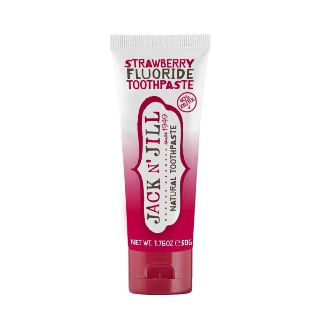Jack N Jill Natural Certified Toothpaste Strawberry Fluoride