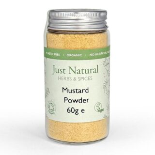Just Natural Organic Mustard Powder (Glass Jar)