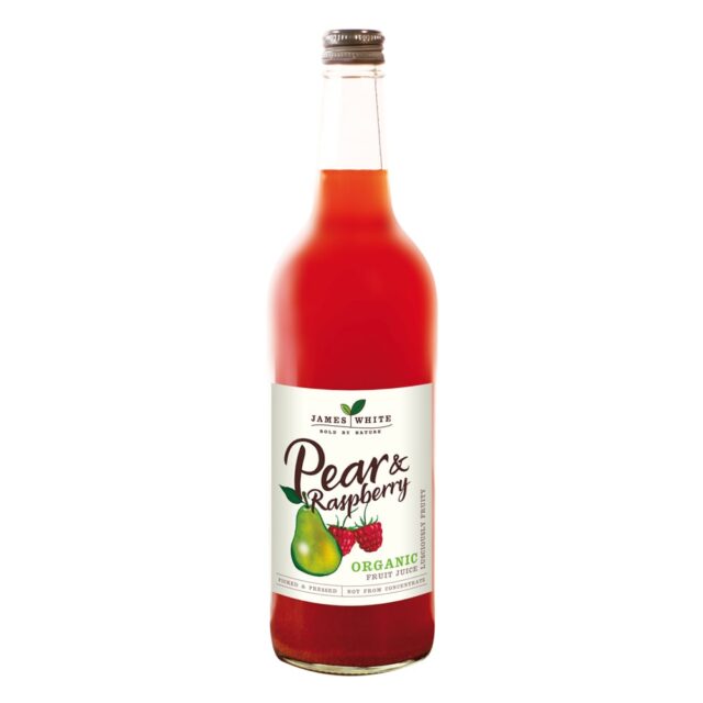 James White Organic Pear & Raspberry