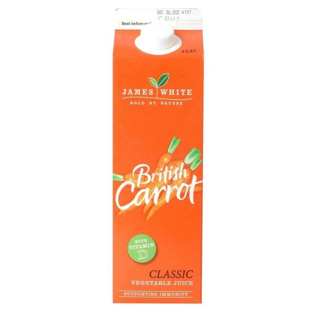 James White British Carrot Juice and Vitamin D