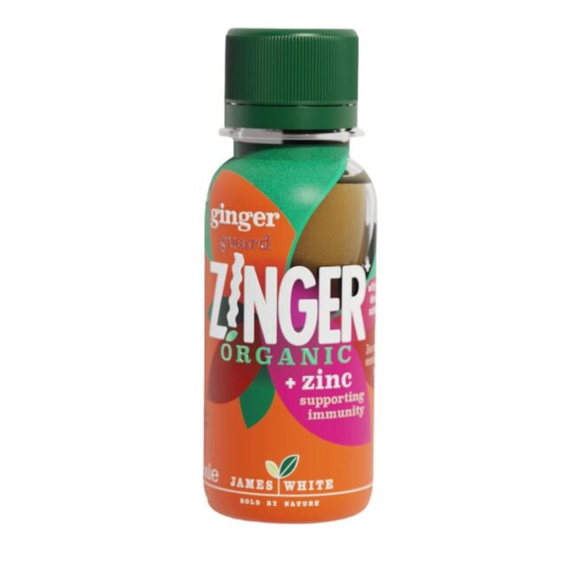 James White Zinger Organic Ginger Guard and Zinc Shot