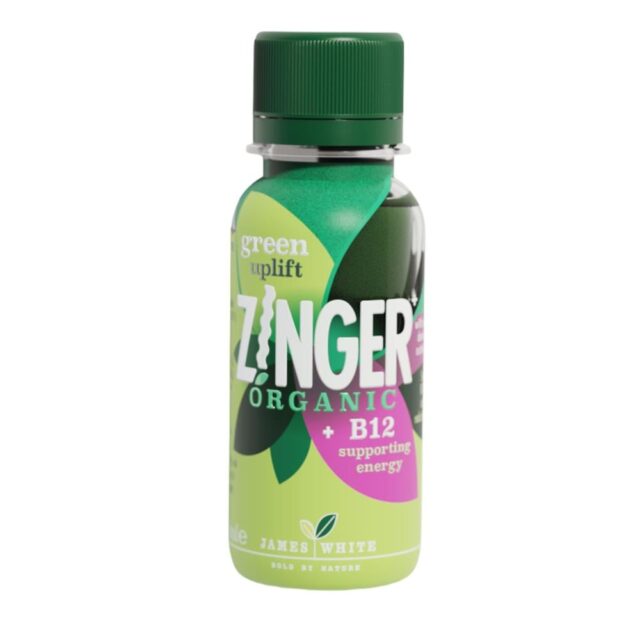 James White Zinger Organic Green Uplift and B12 Shot