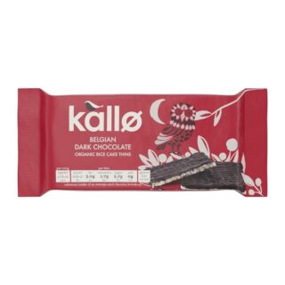 Kallo Organic Belgian Dark Chocolate Rice Cake Thins