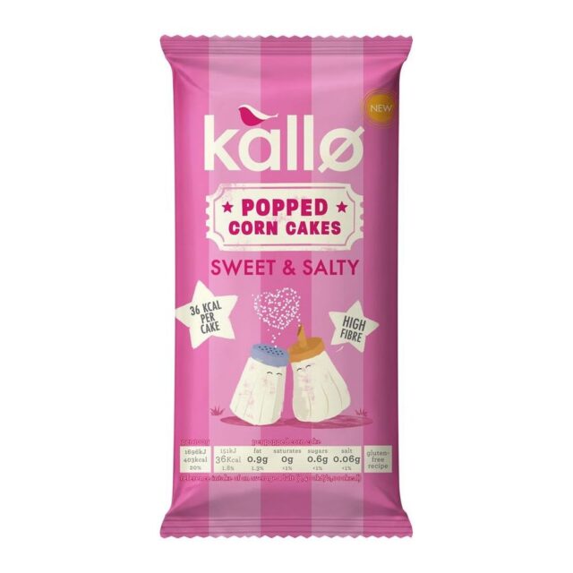 Kallo Sweet & Salty Popped Corn Cakes