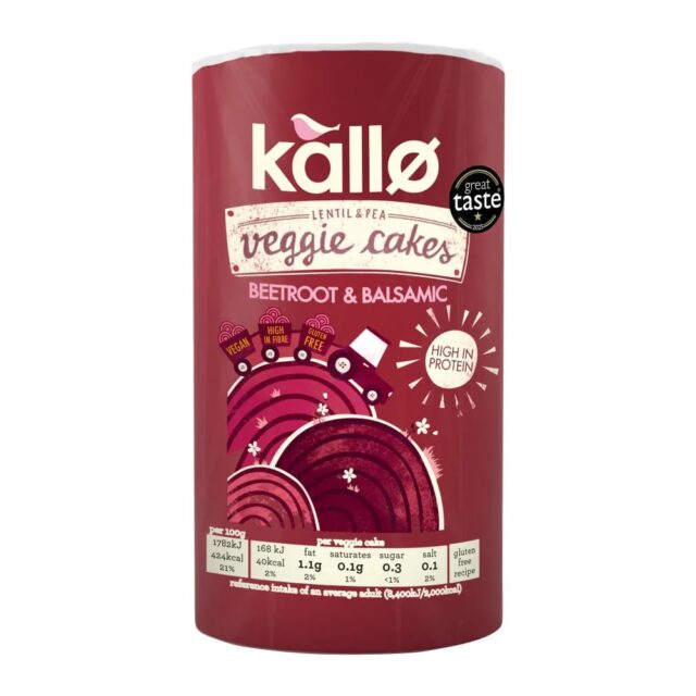 Kallo Beetroot Veggie Cakes