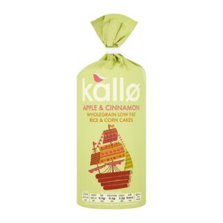 Kallo Apple & Cinnamon Wholegrain Rice & Corn Cakes