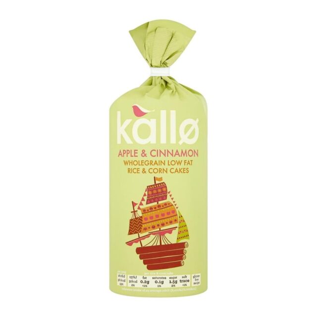 Kallo Apple & Cinnamon Wholegrain Rice & Corn Cakes