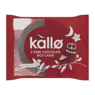 Kallo Dark Chocolate Topped Rice Cakes