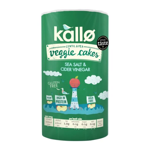Kallo Salt and Vinegar Veggie Cakes