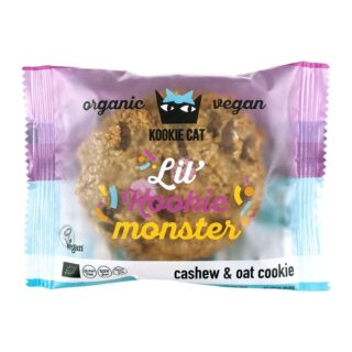 Kookie Cat Cookie With Vanilla and Colorful Chocolate Candies