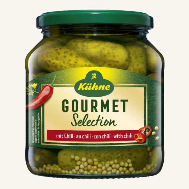 Kuhne Gourmet Gherkins With Chilli