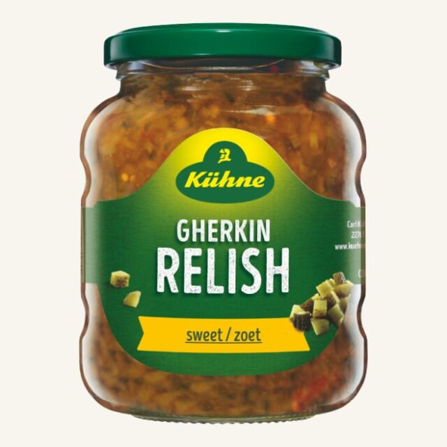 Kuhne Sweet Pickle Gherkin Relish