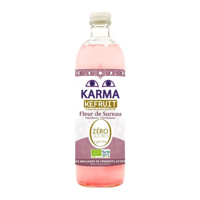 Karma Kombucha Water Kefir Elderflowers