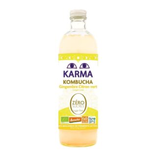 Karma Kombucha Kombucha Zero Sugar Ginger Lime