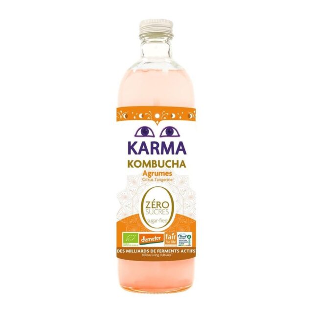 Karma Kombucha Kombucha Zero Sugar Citrus Tangerine