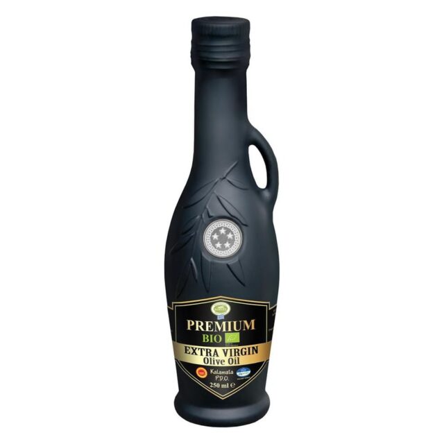 Korvel Greek Organic EVOO PDO Kalamata Amphora