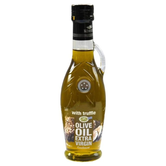 Korvel Greek Extra Virgin Olive Oil with Truffle Amphora