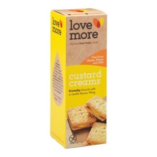 Lovemore Foods Wheat Gluten & Milk Free Custard Creams