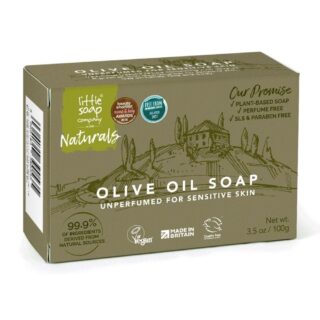 Little Soap Company Naturals Olive Oil Soap Bar Unperfumed for Sensitive Skin
