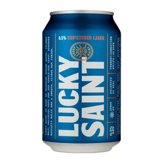 Lucky Saint Superior Unfiltered Alcohol Free Lager Can