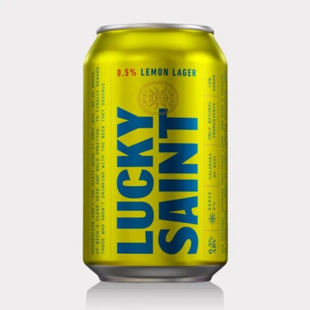 Lucky Saint Superior Unfiltered Alcohol Free Lemon Lager 4x330ml