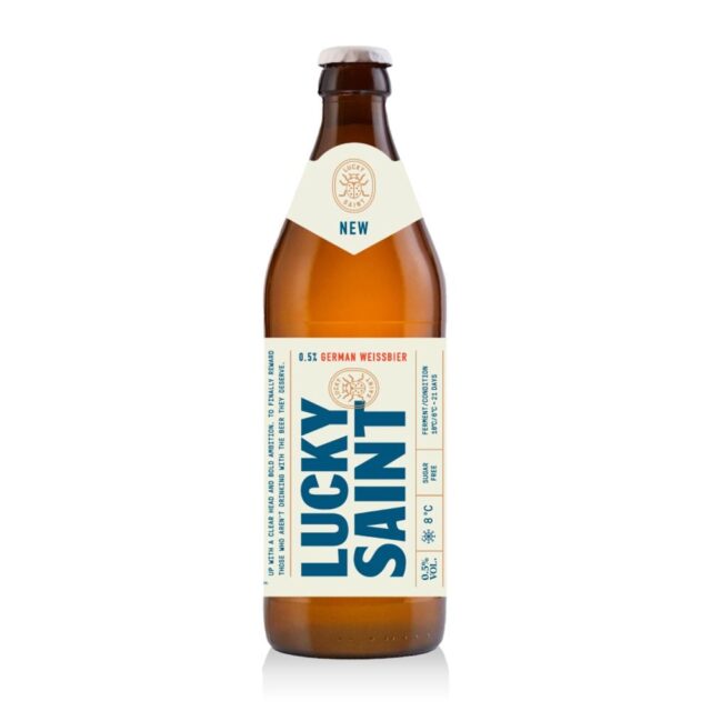 Lucky Saint Weissbier Bottle
