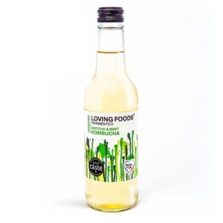 Loving Foods Organic Matcha & Mint Kombucha