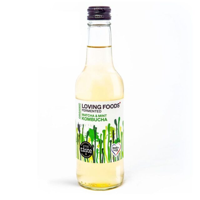 Loving Foods Organic Matcha & Mint Kombucha