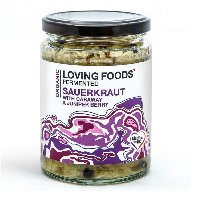 Loving Foods Organic Sauerkraut with Caraway & Juniper Berries