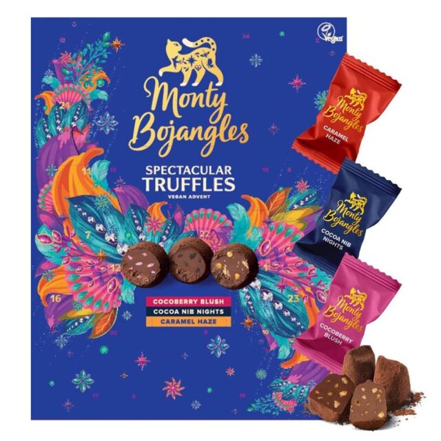 Monty Bojangles Magnificent Vegan Truffles Collection Premium Advent Calendar